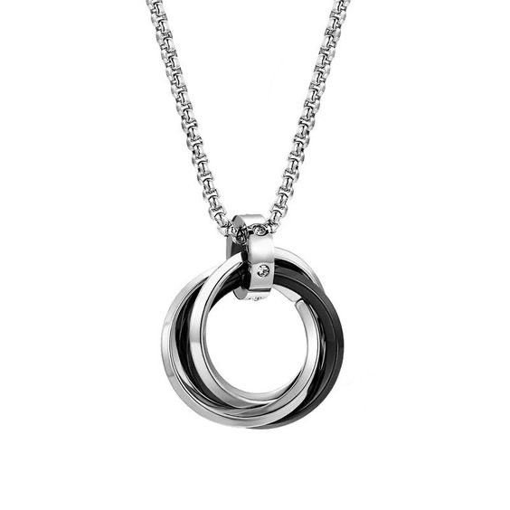 Sleek ring necklace