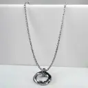Sleek ring necklace