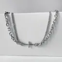 Silver star punk chain