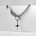 Dual link punk chain
