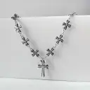 Limited imitation cross necklace