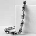 Solid skull bracelet
