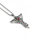Ruby thorn cross