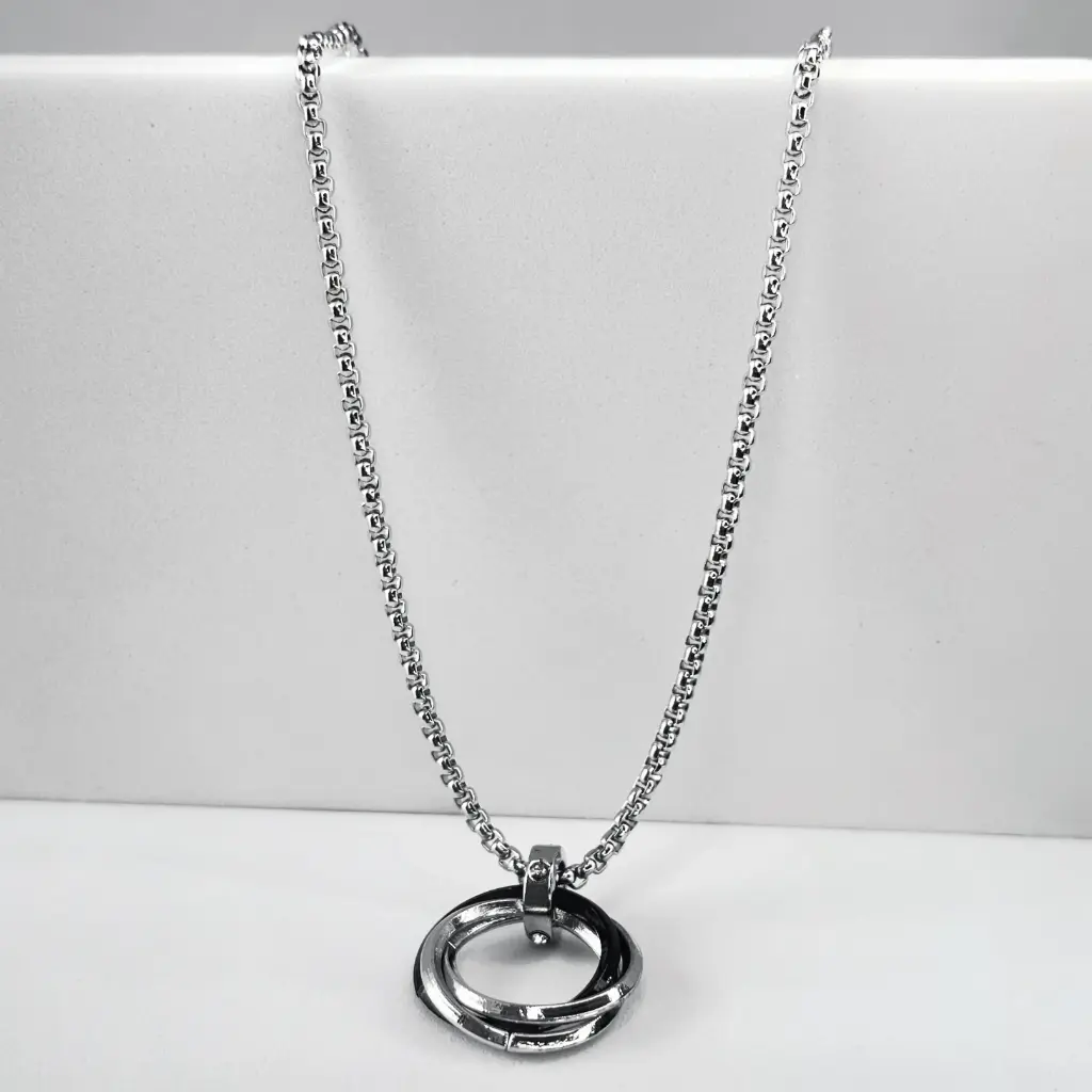 Sleek ring necklace