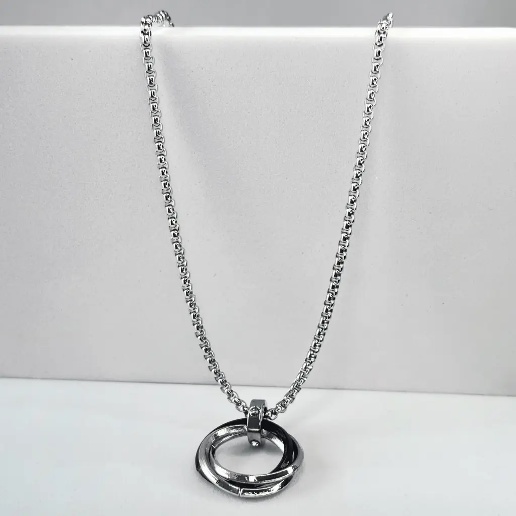 Sleek ring necklace