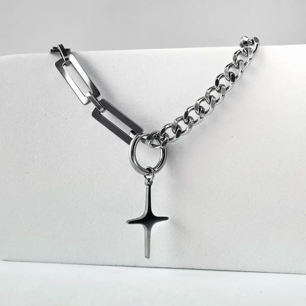 Dual link punk chain